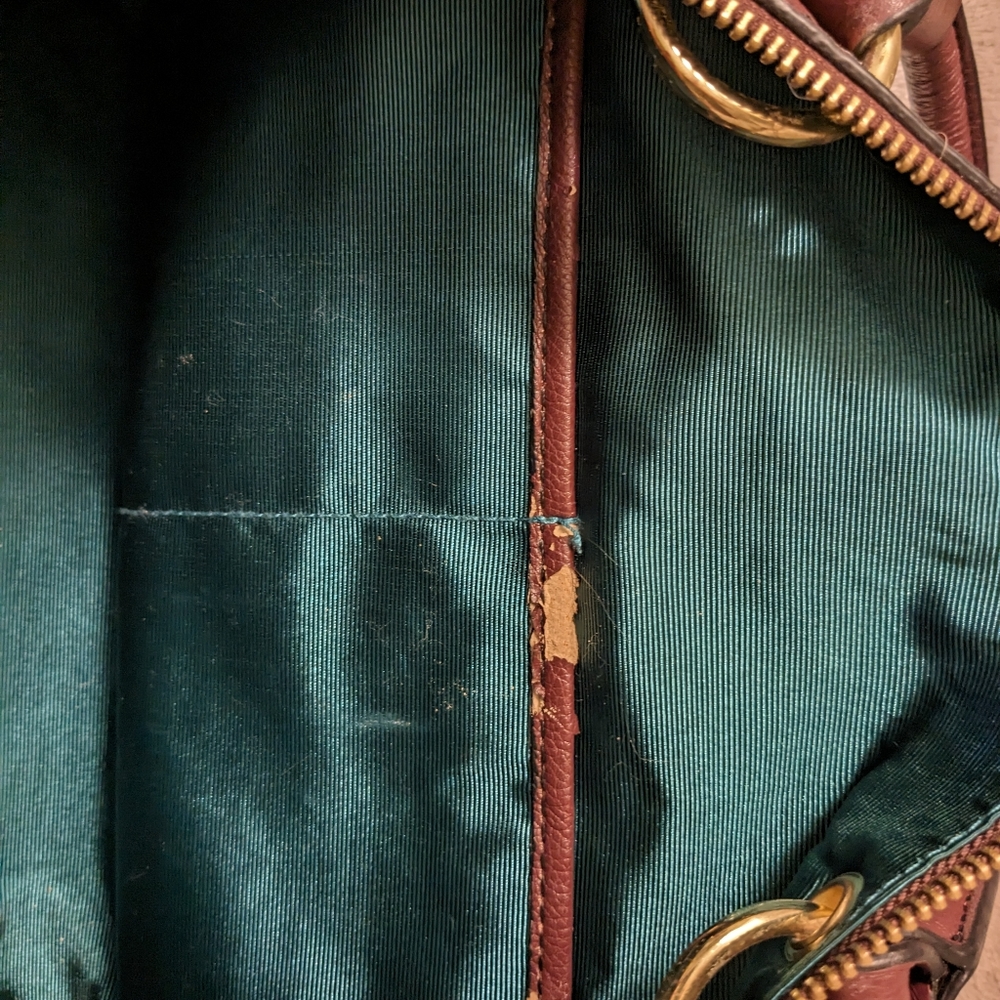 Vintage Etienne Aigner Leather Purse Satchel - Picture 12 of 15